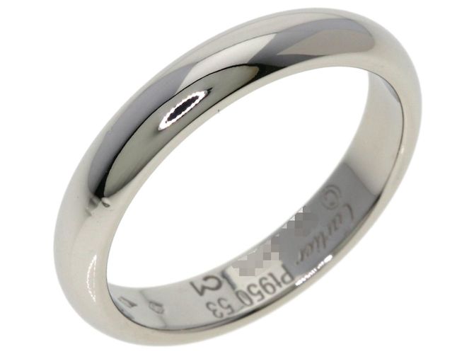 Bague de mariage pour femme Cartier en platine - vue 2