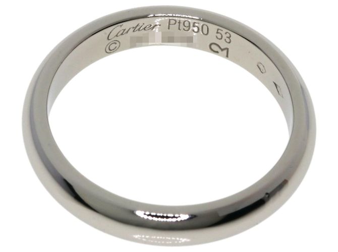 Bague de mariage pour femme Cartier en platine - vue 4