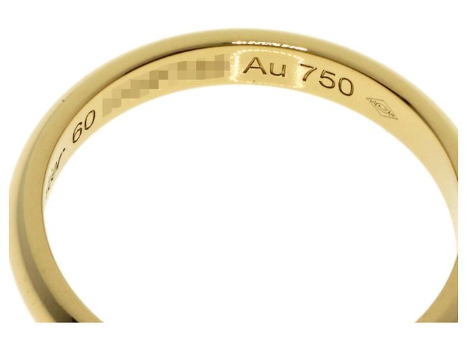 Fede nuziale in oro giallo 18K per donna Cartier - vista 5
