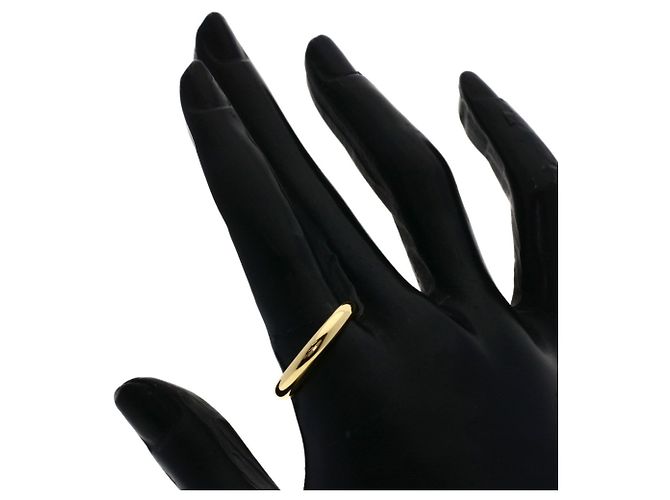 Fede nuziale in oro giallo 18K per donna Cartier - vista 6