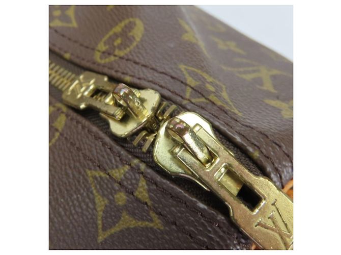 Bolso Boston Keepall 45 Monograma Louis Vuitton Castaño - vista 12