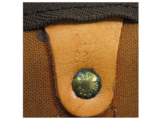 Bolso Boston Keepall 45 Monograma Louis Vuitton Castaño - vista 23