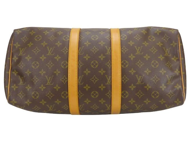 Bolso Boston Keepall 45 Monograma Louis Vuitton Castaño - vista 5
