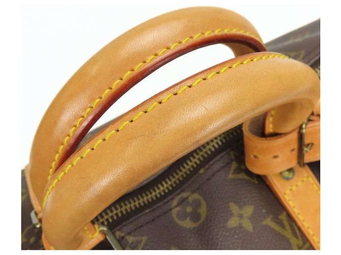 Bolso Boston Keepall 45 Monograma Louis Vuitton Castaño - vista 6