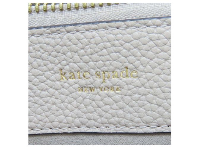Kate Spade Farbblock Lederhandtasche Grau Roh - Ansicht 18