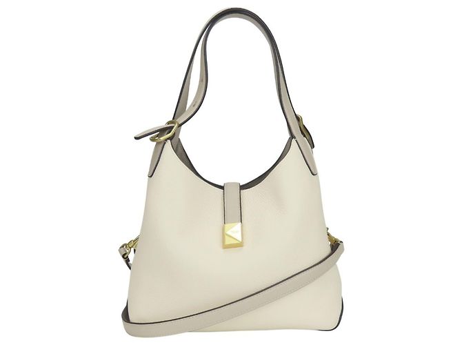 Kate Spade Farbblock Lederhandtasche Grau Roh - Ansicht 2