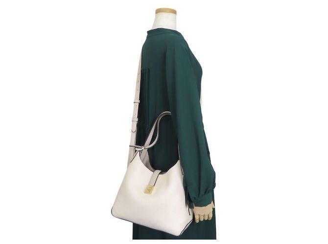 Kate Spade Farbblock Lederhandtasche Grau Roh - Ansicht 21