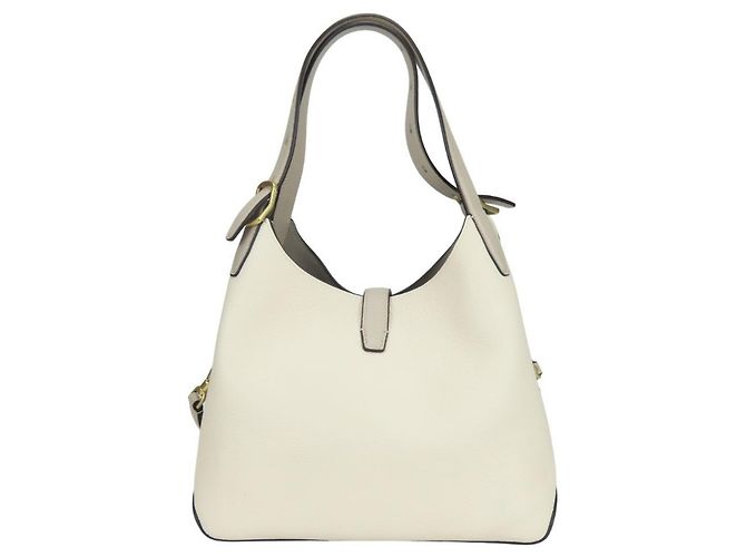 Kate Spade Farbblock Lederhandtasche Grau Roh - Ansicht 4