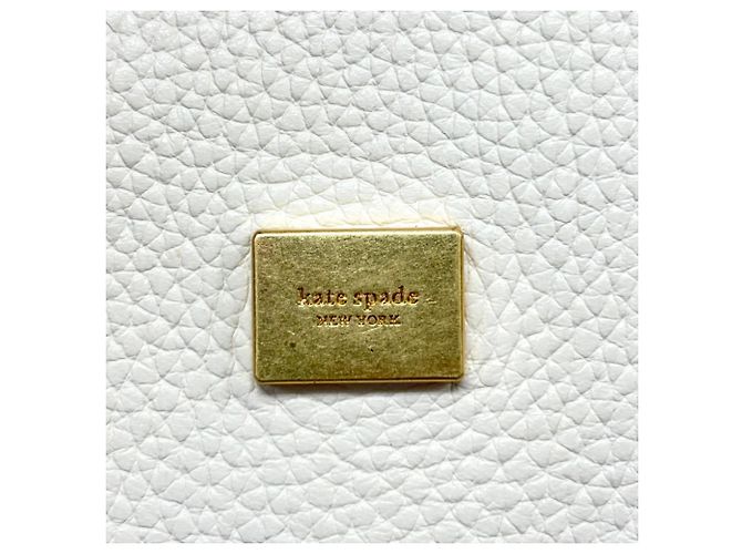 Kate Spade Farbblock Lederhandtasche Grau Roh - Ansicht 7