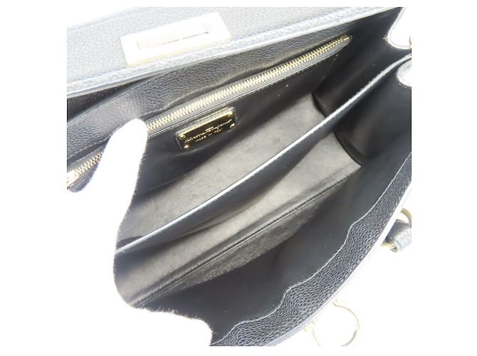 Borsa Gancini Salvatore Ferragamo DH-21 Nero - vista 18