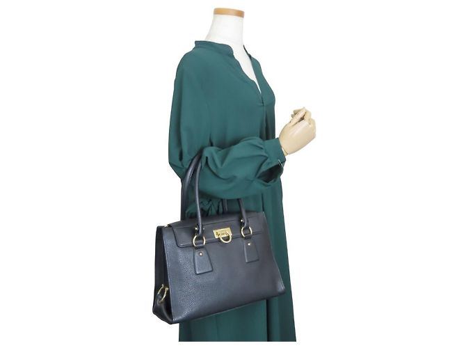 Borsa Gancini Salvatore Ferragamo DH-21 Nero - vista 25