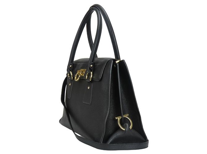 Borsa Gancini Salvatore Ferragamo DH-21 Nero - vista 3