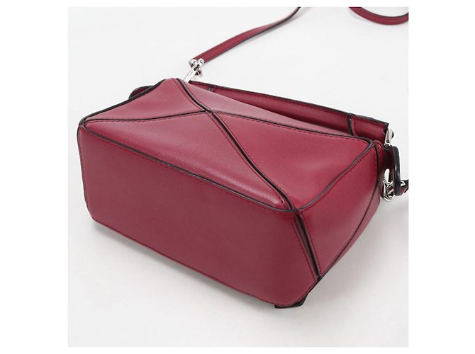 Borsa a mano Loewe Puzzle Mini Rosso - vista 2