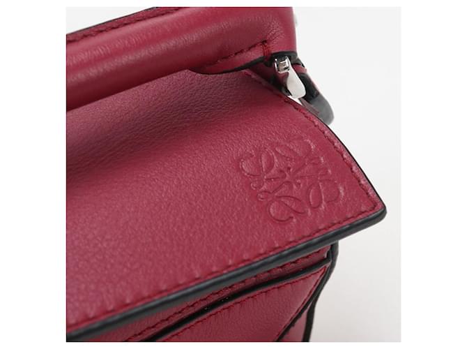 Borsa a mano Loewe Puzzle Mini Rosso - vista 4