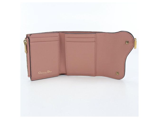Carteira dobrável DIOR Lotus Christian Dior Rosa - vista 3