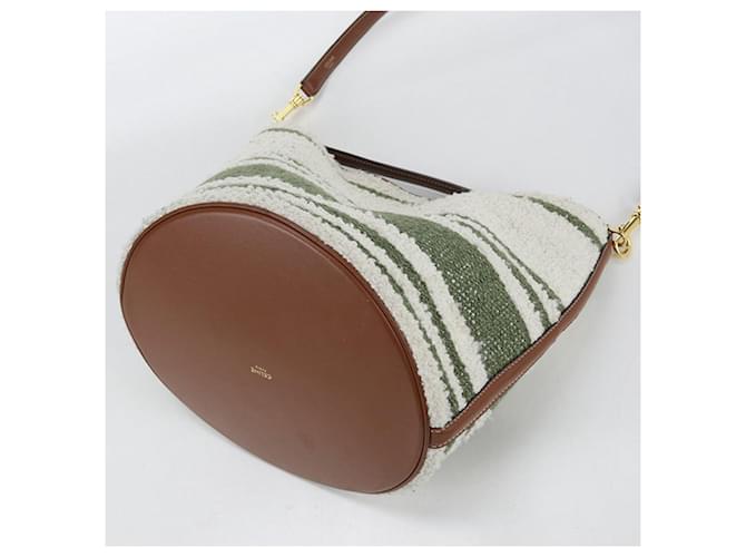 Céline Celine 2-Wege Eimer Tasche Weiß - Ansicht 2
