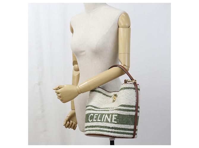 Céline Celine 2-Wege Eimer Tasche Weiß - Ansicht 9