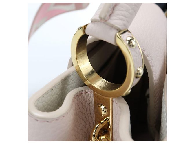 Borsa Capucines PM Louis Vuitton Rosa - vista 7