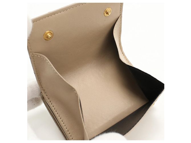 Billetera plegable SAINT LAURENT Beige - vista 6