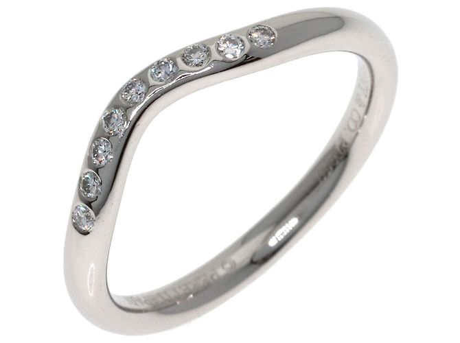 Tiffany & Co. Ring mit gewölbtem Diamantband - Ansicht 2