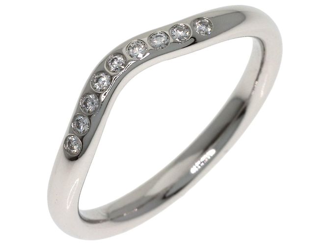 Tiffany & Co. Ring mit gewölbtem Diamantband - Ansicht 2