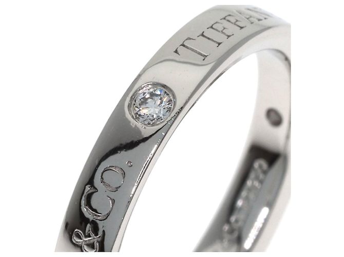 Anillo de diamante de banda plana Tiffany & Co. - vista 6