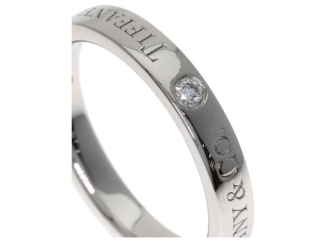 Anillo de diamante de banda plana Tiffany & Co. - vista 7