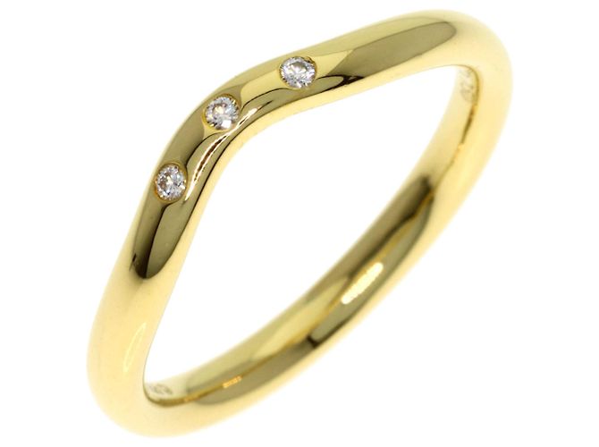 Anello in oro giallo 18K con diamanti Tiffany & Co. - vista 2