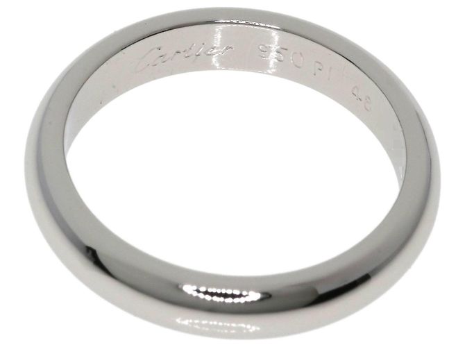 Anello nuziale in platino per donna Cartier - vista 4
