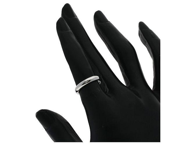 Anello nuziale in platino per donna Cartier - vista 6