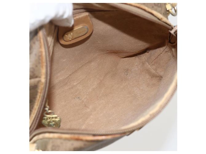 Gucci Borsa a Spalla Micro GG Supreme PVC Beige Oro 07 37 4916 Auth YKZ1534 D'oro - vista 16