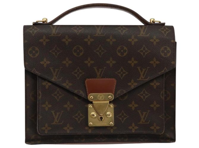 LOUIS VUITTON Monograma Monceau 28 Bolsa M51185 LV Auth 175824 - vista 13