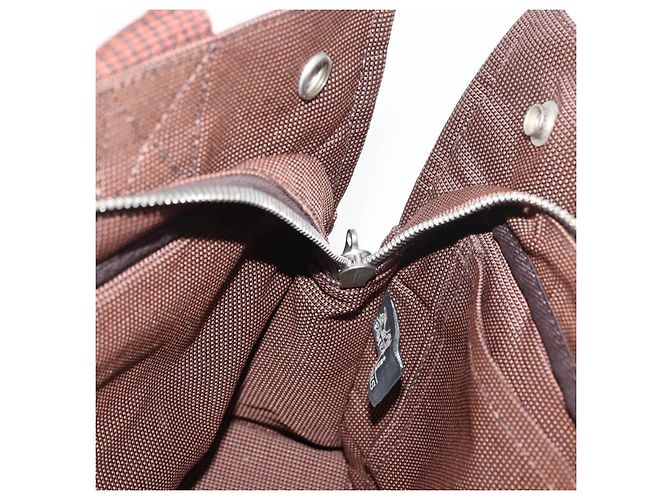 Hermès HERMES Borsa a Mano Her Line PM Tela Marrone Argento Auth 175534 - vista 19