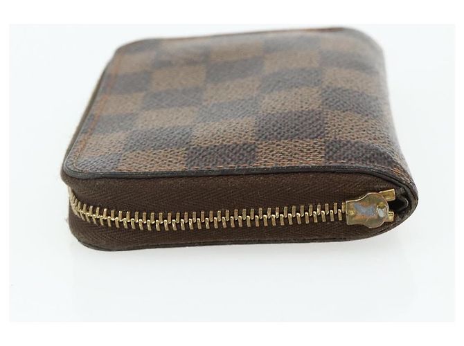 Portafoglio Monogram Damier Ebene 3 pezzi LOUIS VUITTON Auth 176526 Monogramma - vista 18