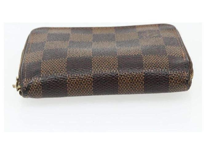 Portafoglio Monogram Damier Ebene 3 pezzi LOUIS VUITTON Auth 176526 Monogramma - vista 20