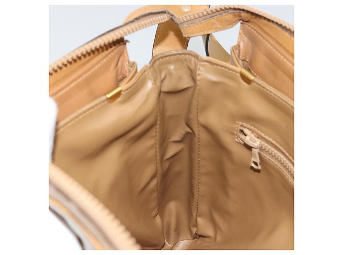 16 Céline Borsa a Spalla in Tela Macadam CELINE PVC Beige Oro Auth YKZ1105 D'oro - vista 19