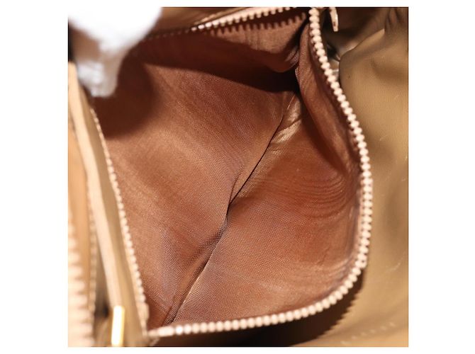 16 Céline Borsa a Spalla in Tela Macadam CELINE PVC Beige Oro Auth YKZ1105 D'oro - vista 21