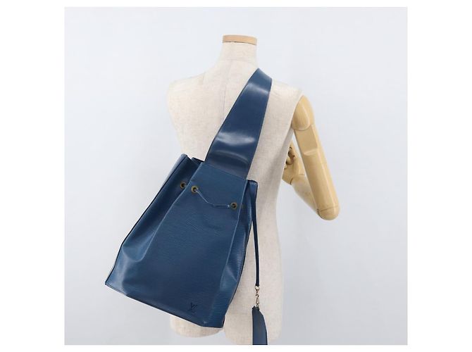 LOUIS VUITTON Zaino Epi Blu M80155 LV Auth ka4025A - vista 23