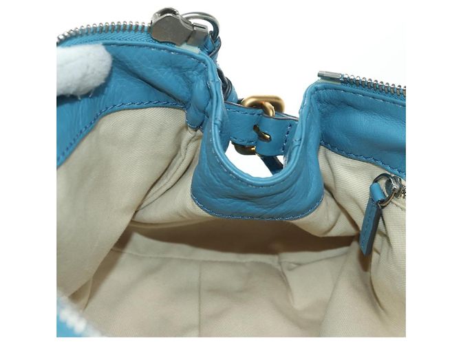 Chloé Borsa a mano Chloe Paddington in pelle blu oro argento autentica YKZ1547SAM D'oro - vista 20