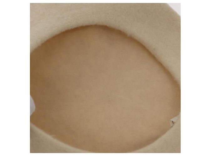 Cappello in Lana Avorio CC Auth 176523A di CHANEL Crudo - vista 10