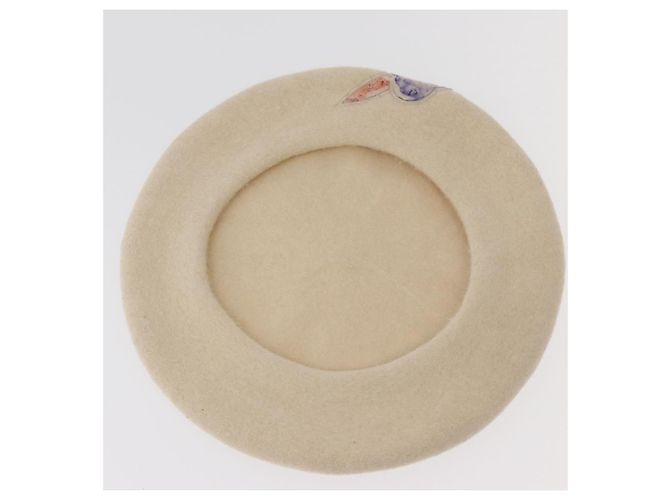 Cappello in Lana Avorio CC Auth 176523A di CHANEL Crudo - vista 9