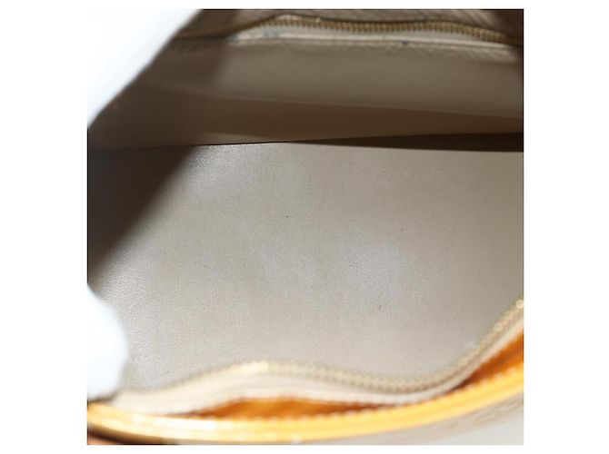 LOUIS VUITTON Borsa a Mano Houston Monogram Vernis Beige M91004 LV Auth ti3835 - vista 16