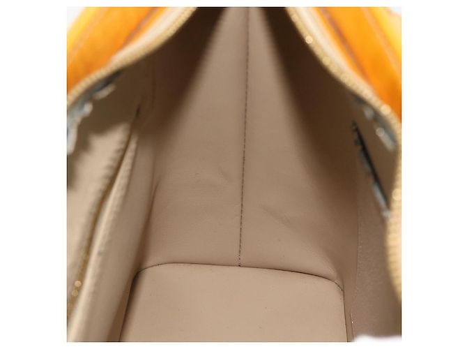 LOUIS VUITTON Borsa a Mano Houston Monogram Vernis Beige M91004 LV Auth ti3835 - vista 17