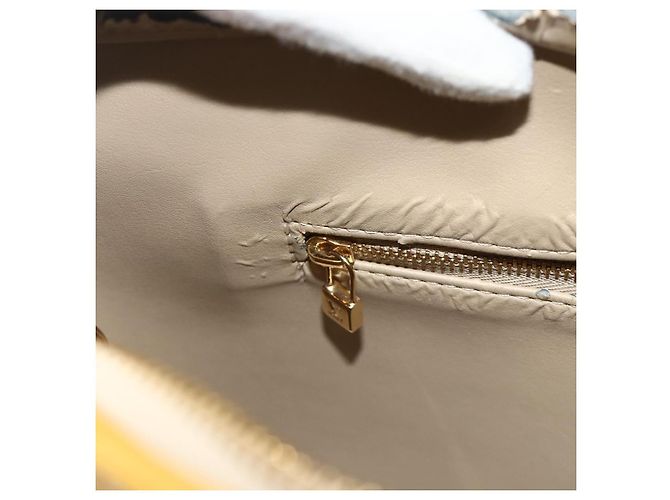 LOUIS VUITTON Borsa a Mano Houston Monogram Vernis Beige M91004 LV Auth ti3835 - vista 19