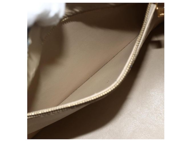 LOUIS VUITTON Borsa a Mano Houston Monogram Vernis Beige M91004 LV Auth ti3835 - vista 20