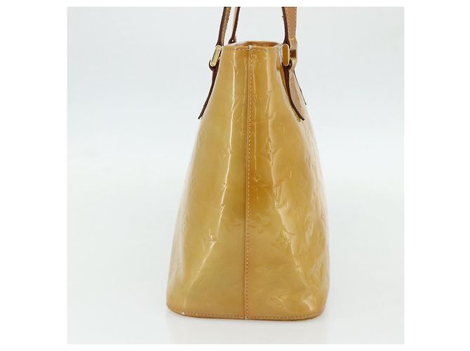 LOUIS VUITTON Borsa a Mano Houston Monogram Vernis Beige M91004 LV Auth ti3835 - vista 4