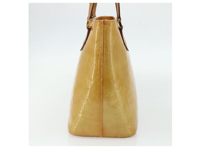 LOUIS VUITTON Borsa a Mano Houston Monogram Vernis Beige M91004 LV Auth ti3835 - vista 5