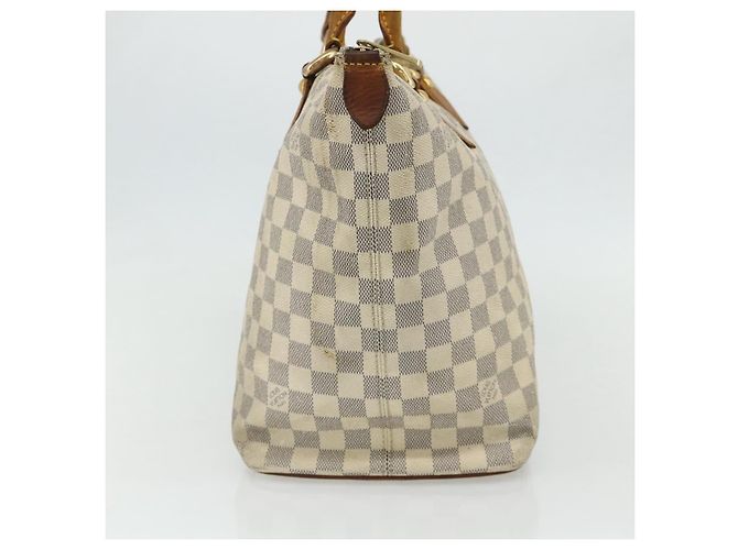 LOUIS VUITTON Borsa Tote Saleya MM Damier Azur N51185 LV Auth ti3866 - vista 4