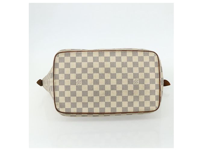 LOUIS VUITTON Borsa Tote Saleya MM Damier Azur N51185 LV Auth ti3866 - vista 9