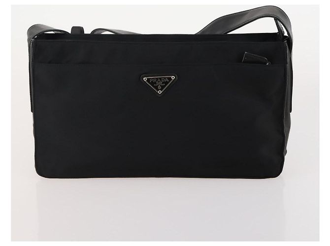 Borsa a Spalla PRADA Nylon 5 Set Verde Nero Rosa Auth 174956 - vista 22